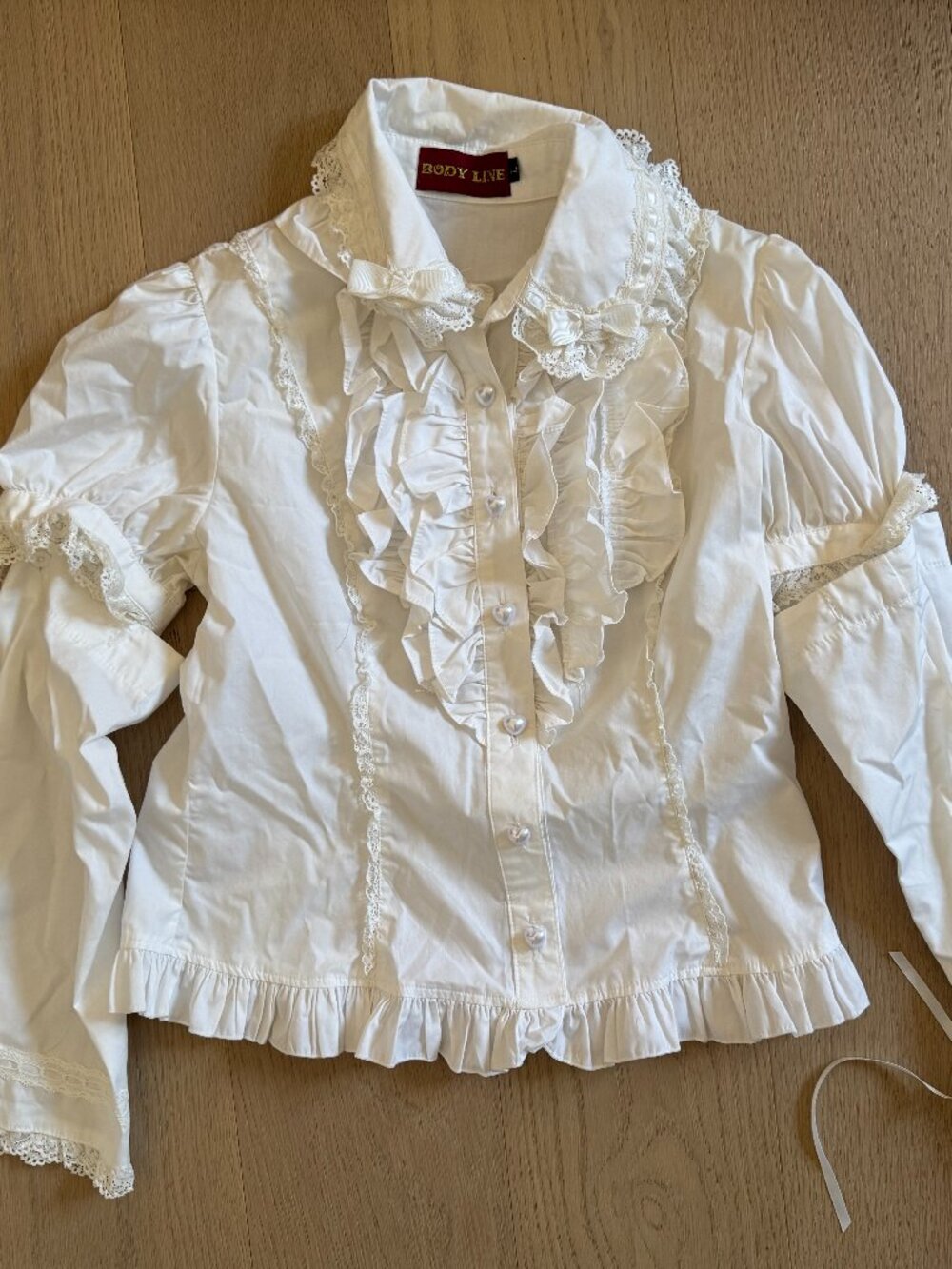 Bodyline Japan Lolita White Ruffle Blouse